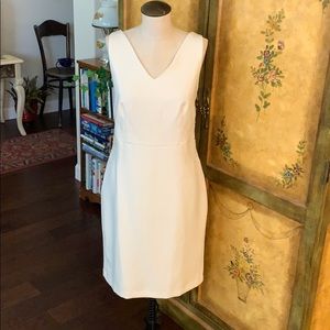 Ann Taylor Sheath Dress with Lace Detail